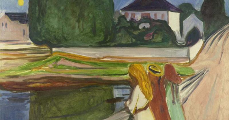 Fondation Louis Vuitton : Vue de l’exposition Morozov Vuitton avec des visiteurs admirant les chefs-d’œuvre